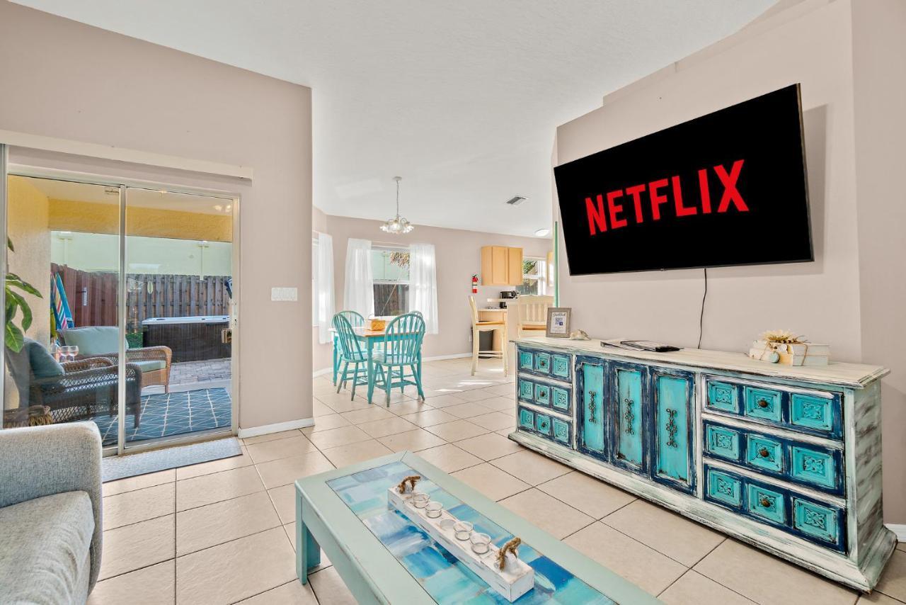 Sunset Serenity - 3Br Beach Townhome With Outdoor Patio - New Hot Tub, Steps To Ocean Fun! Мельбурн Экстерьер фото